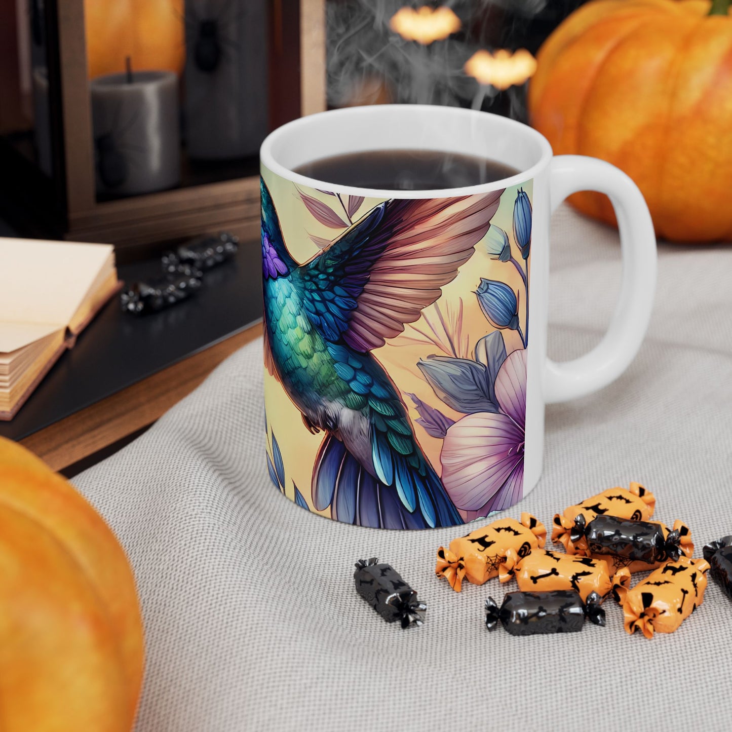 Artistic Mug - Colorful Hummingbird