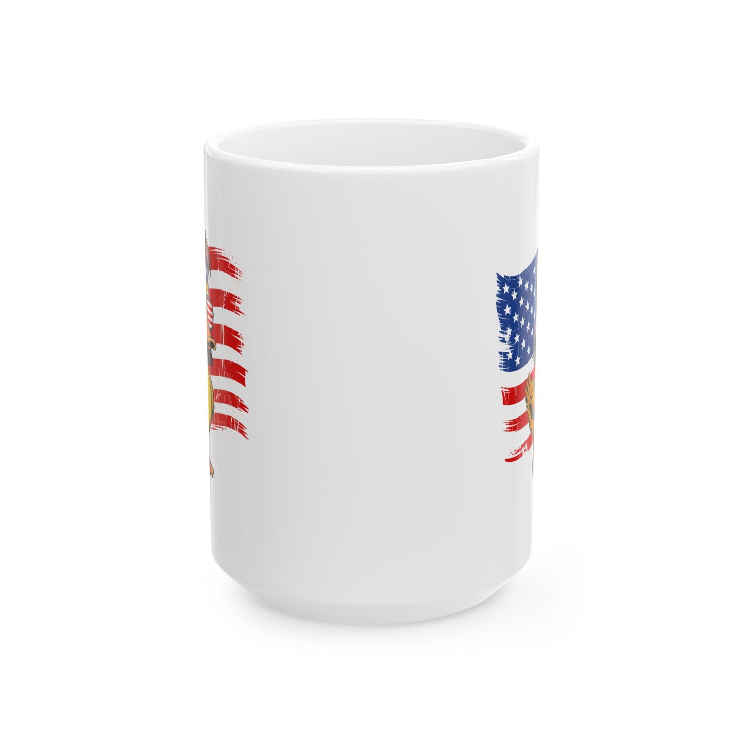 4th of July Mug - Patriotic Duck with Mullet
