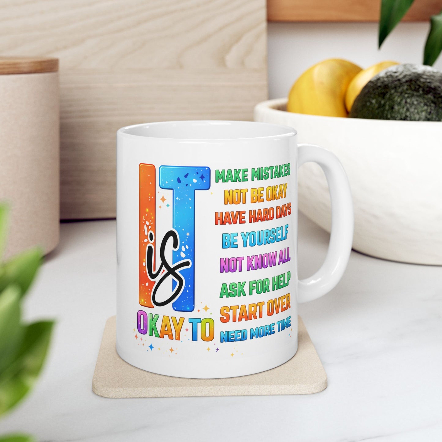 Wellness Mug - It's Ok To Make Mistakes