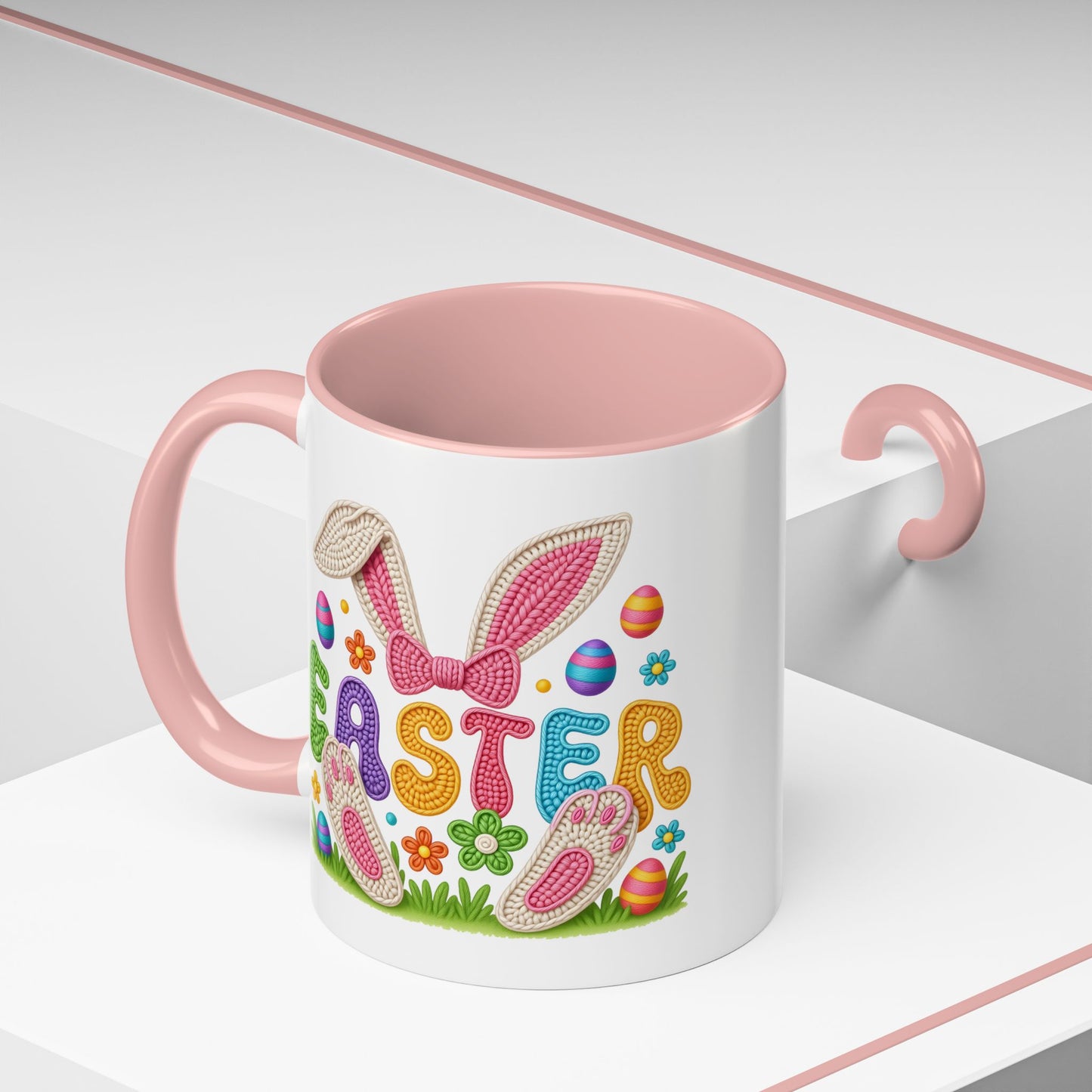 Easter Mug - Yarn Easter Bunny