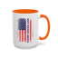 4th of July Mug - Happy Birthday America Flag