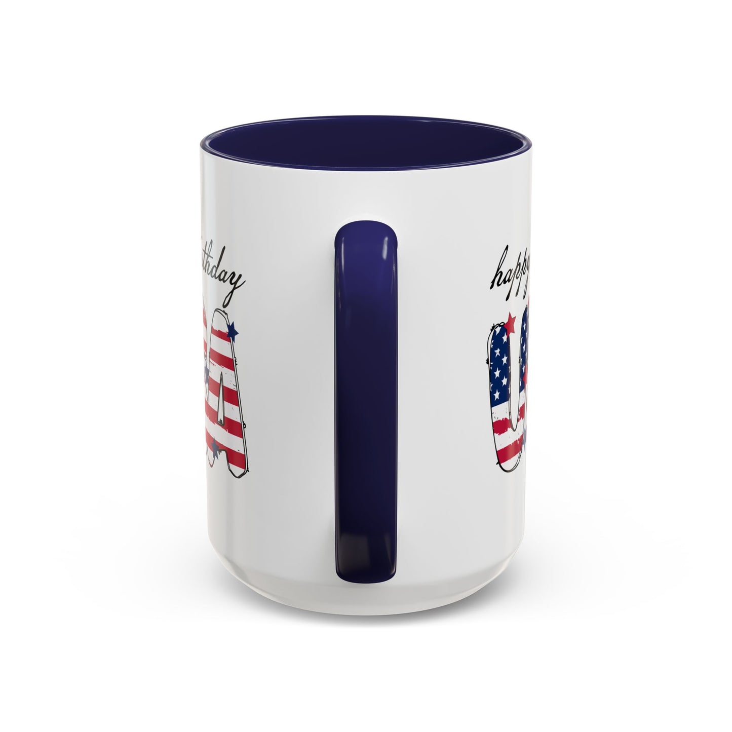 4th of July Mug - Happy Birthday USA