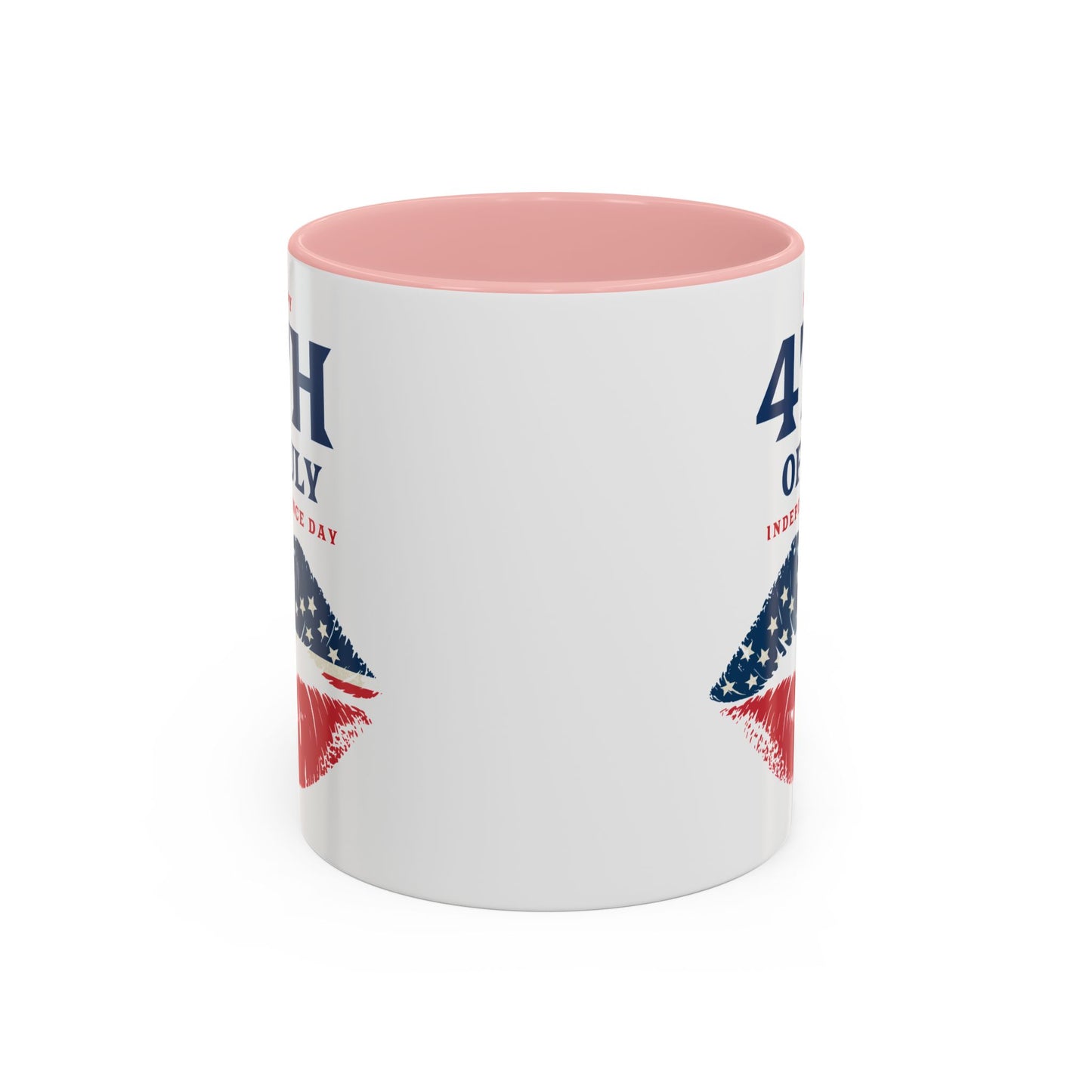 4th of July Mug - Happy 4th of July Flag Lips
