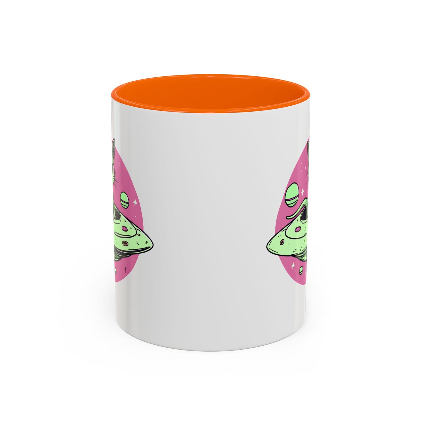 Alien Mug - Flying Saucer Cat