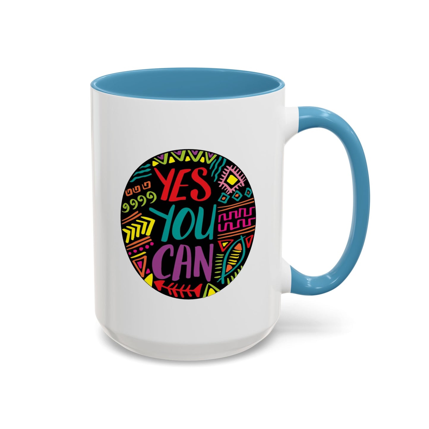 Motivation Mug - Yes You Can Badge