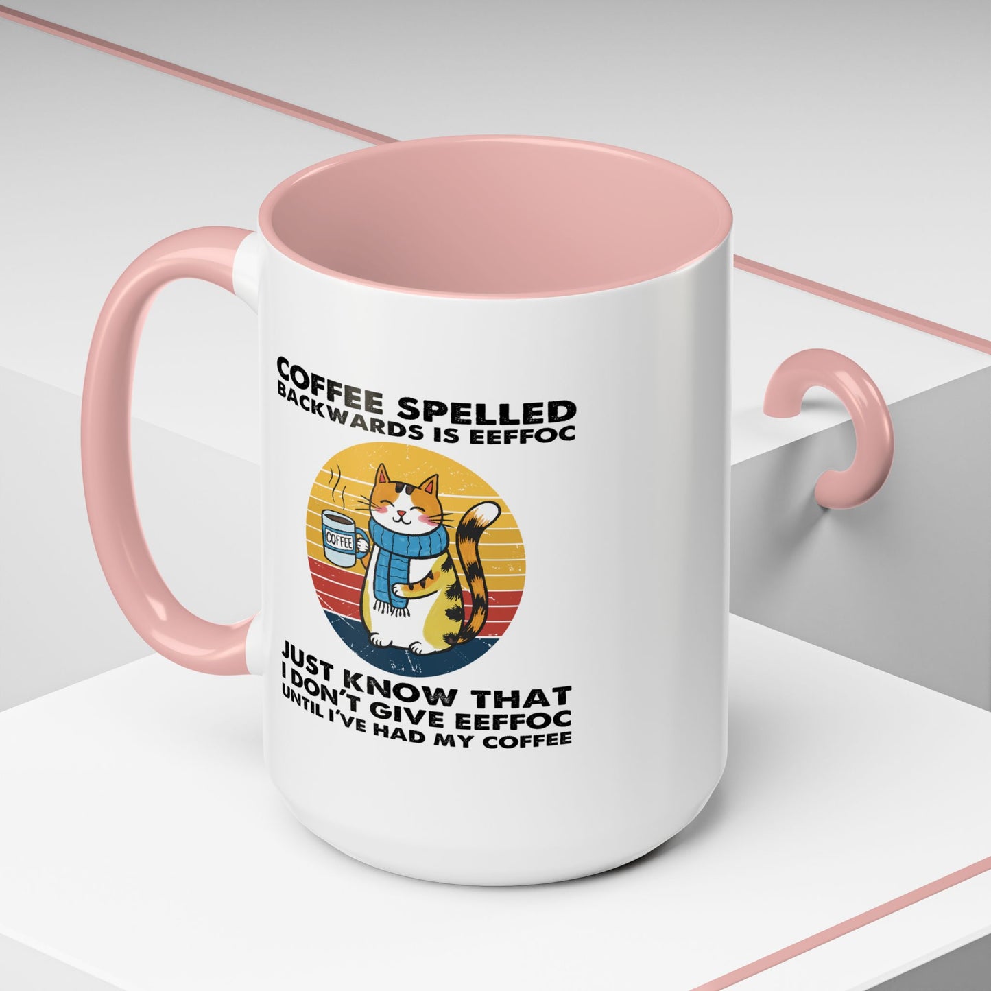 Humor Mug - Coffee Spelled Backwards is Eeffoc