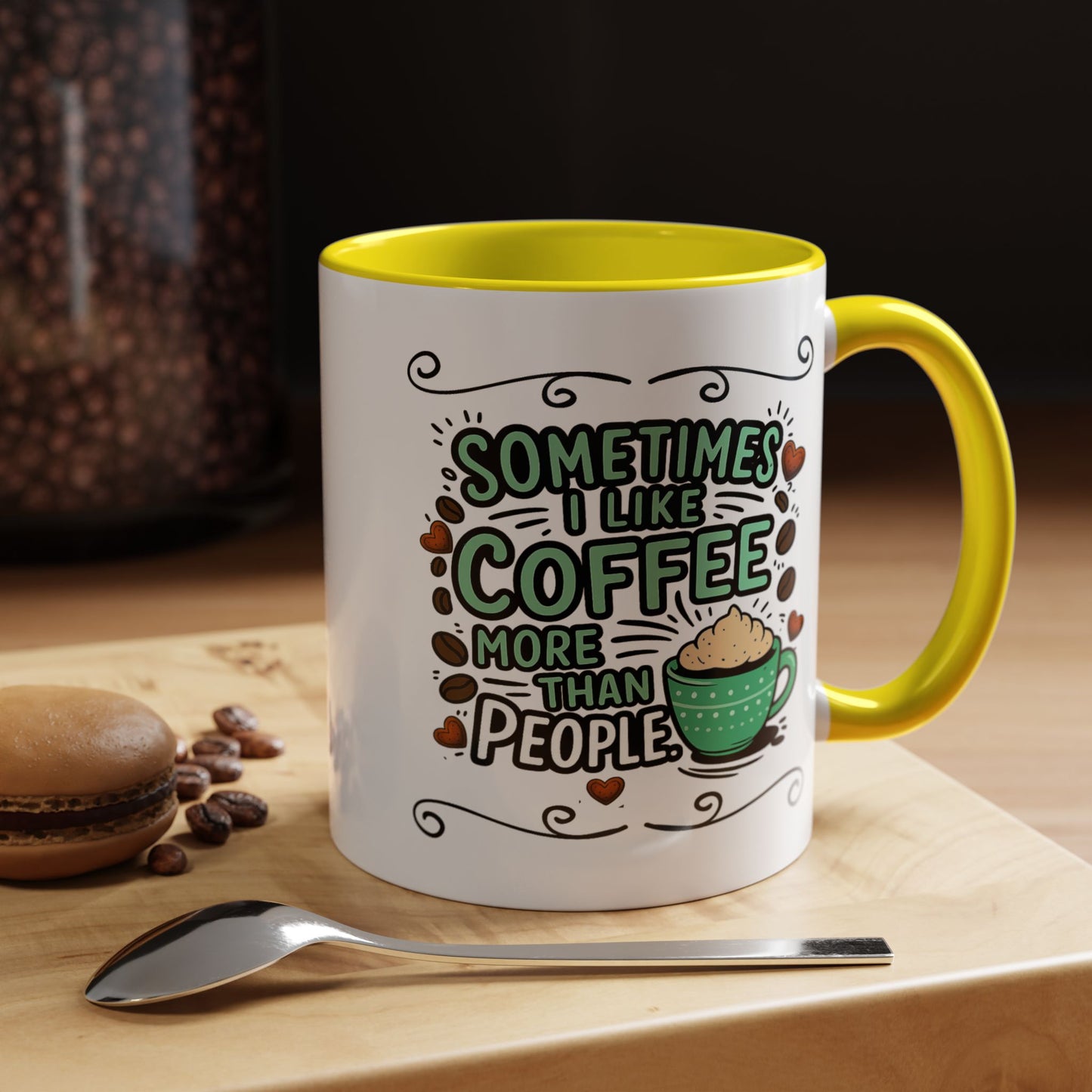 Humor Mug - Sometimes I Like Coffee