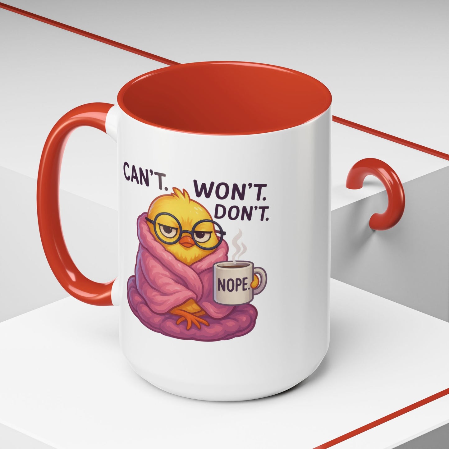 Office Mug - Can't Won't Don't