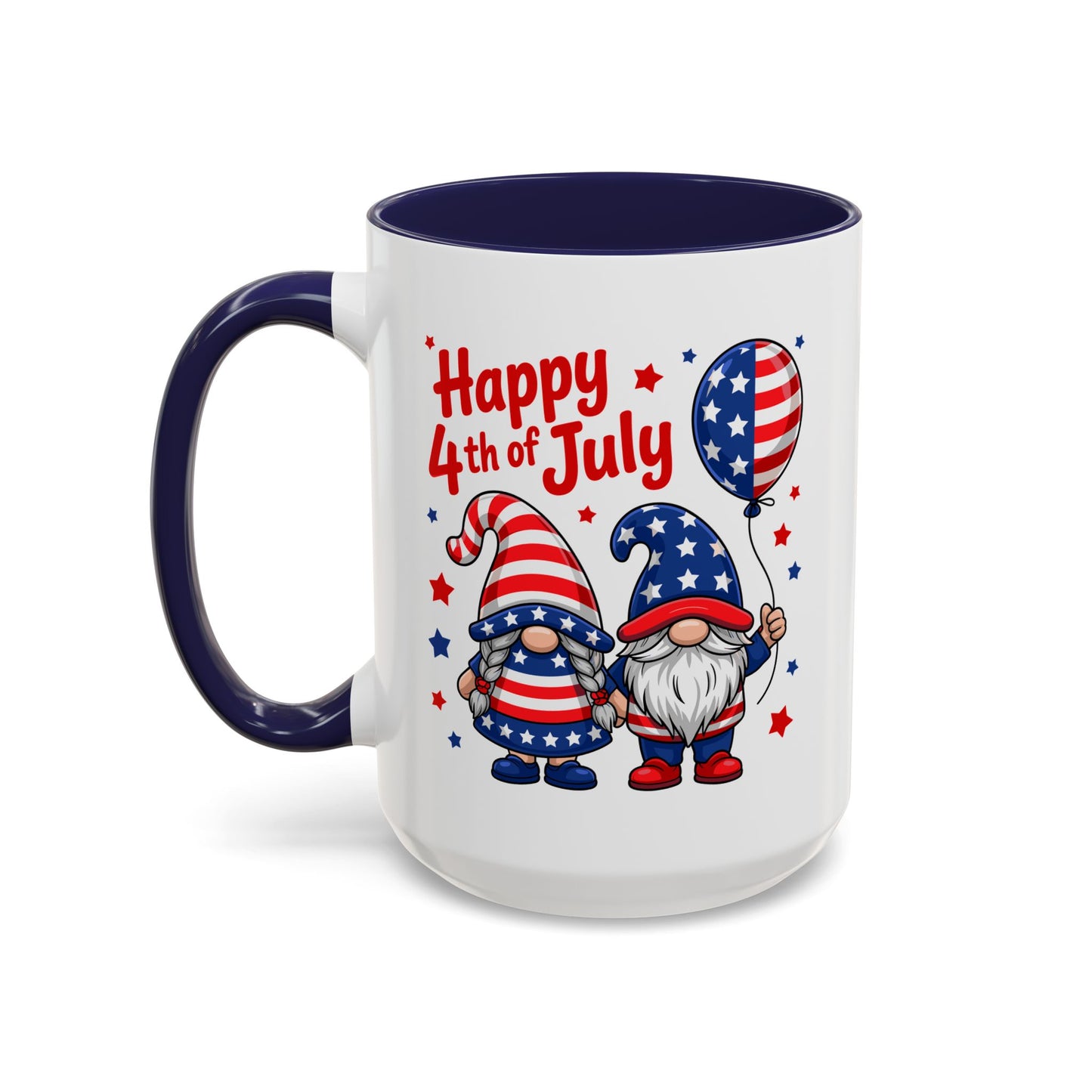 4th of July Mug - Happy 4th of July Gnomes
