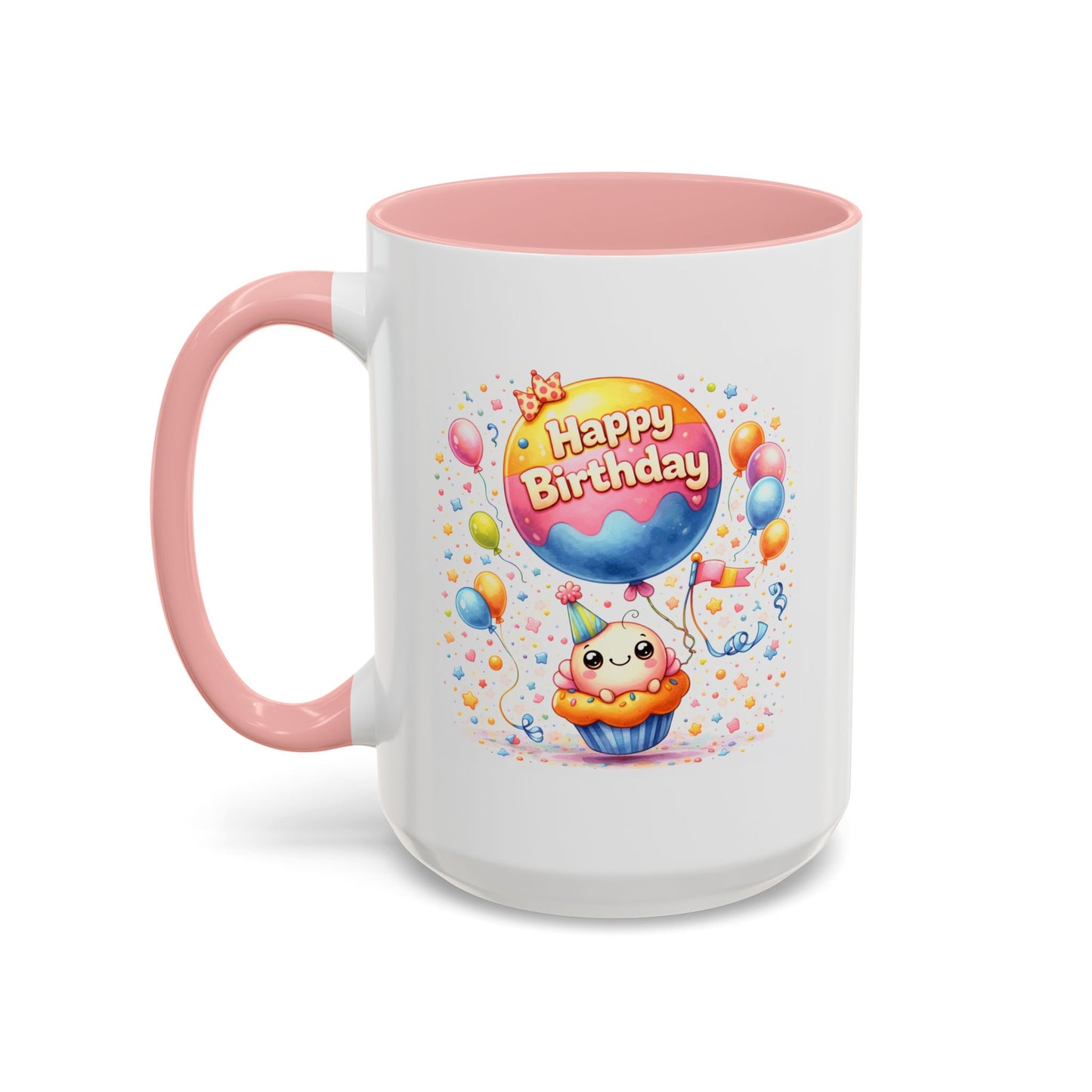 Birthday Mug - Cupcake Balloon