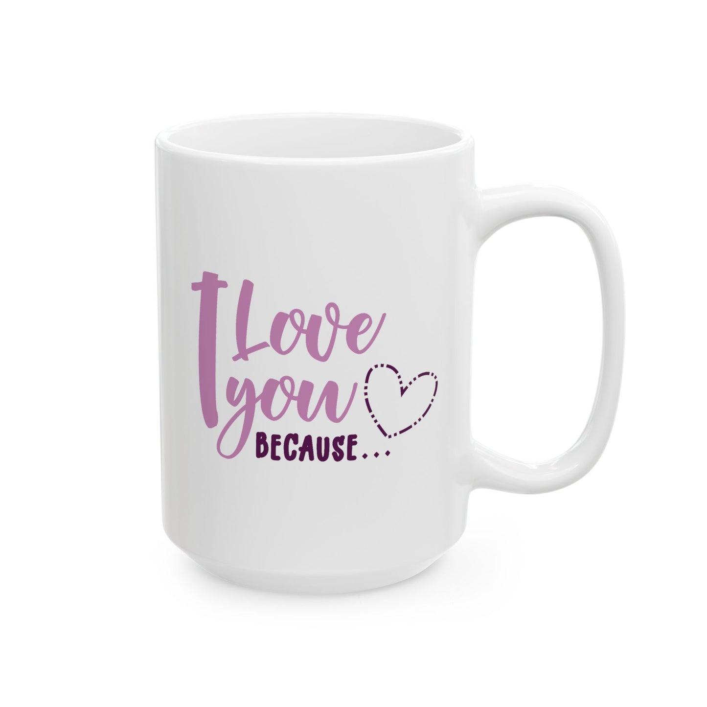 Valentine's Day Mug - I Love You Because