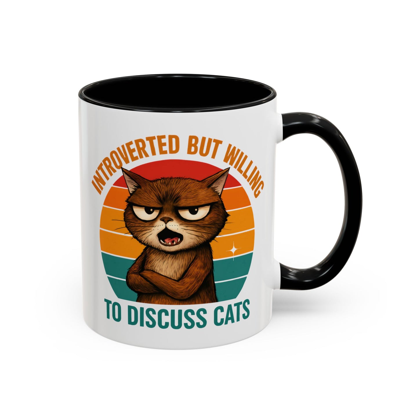 Animal Mug - Introverted But Willing To Discuss Cats