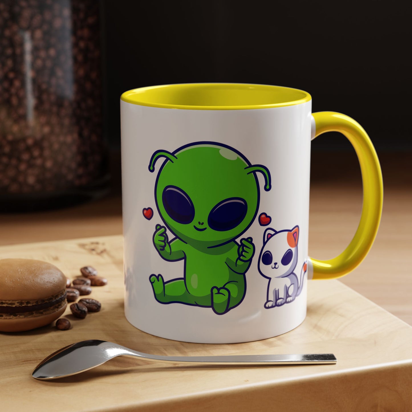 Alien Mug - Cute Alien Cat