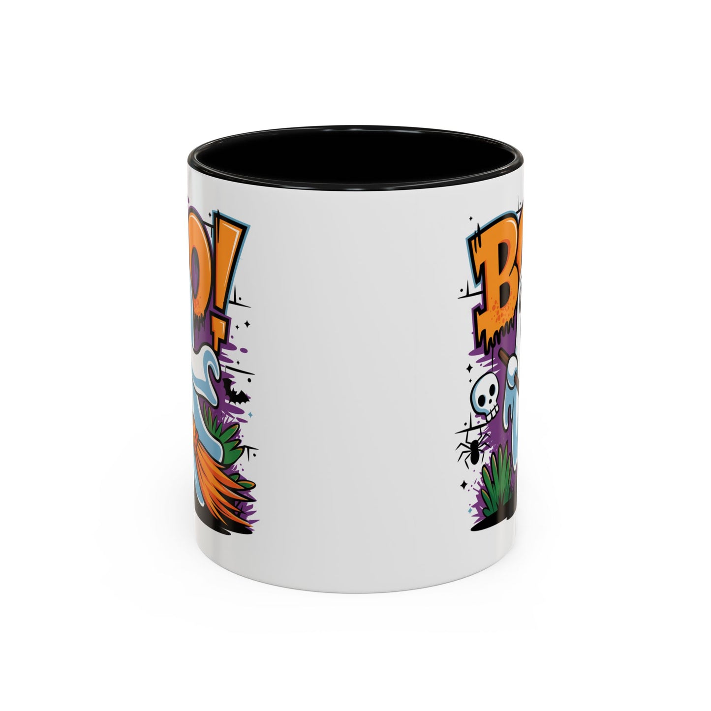 Halloween Mug - Boo! Flying Ghost With Broom