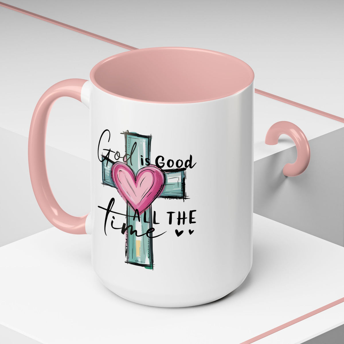 Religious Mug - God Is Good Cross