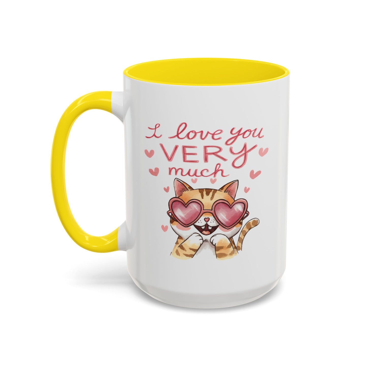 Anniversary Mug - I love You Very Much Cat