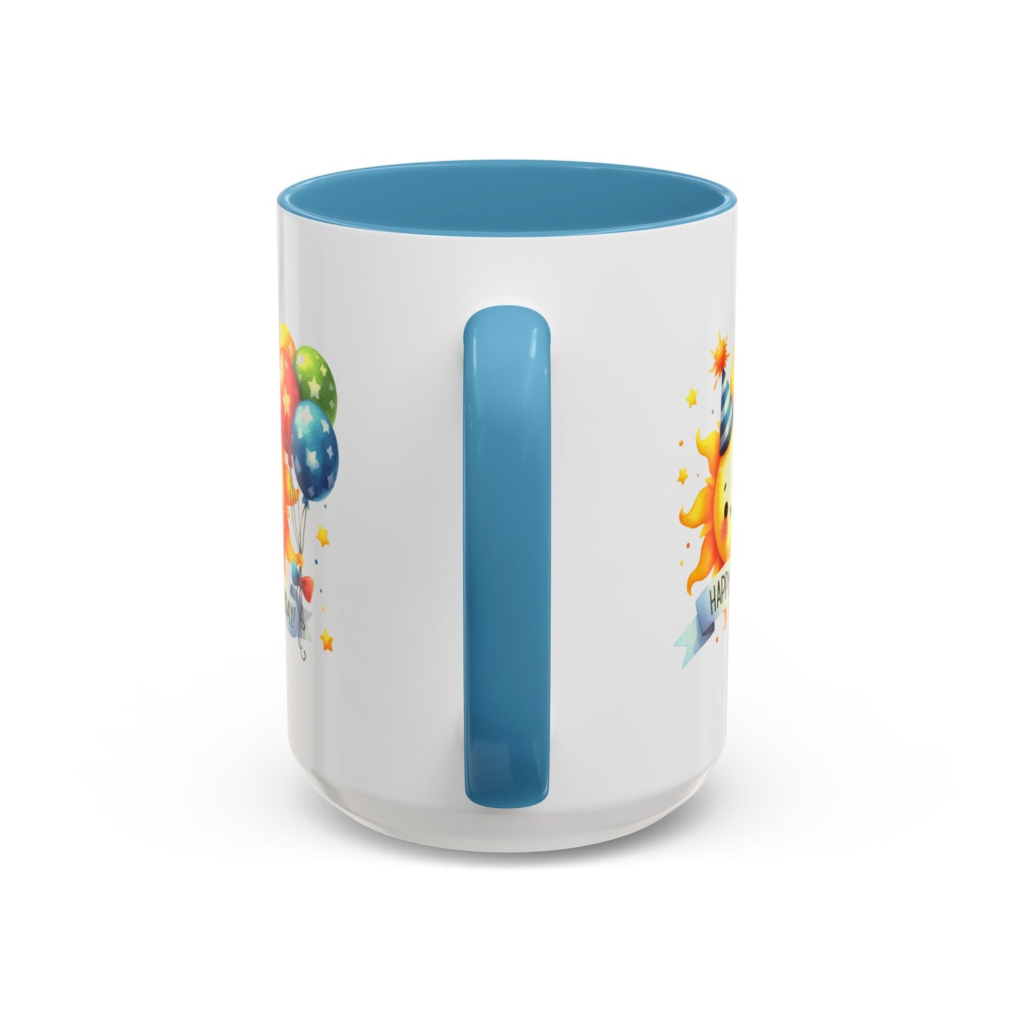 Birthday Mug - Happy Birthday Sun & Balloons