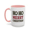 Christmas Mug - Ho Ho Ho Merry Christmas Red & Green Text 4
