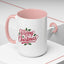 Christmas Mug - Merry Christmas Red Text Mistletoe