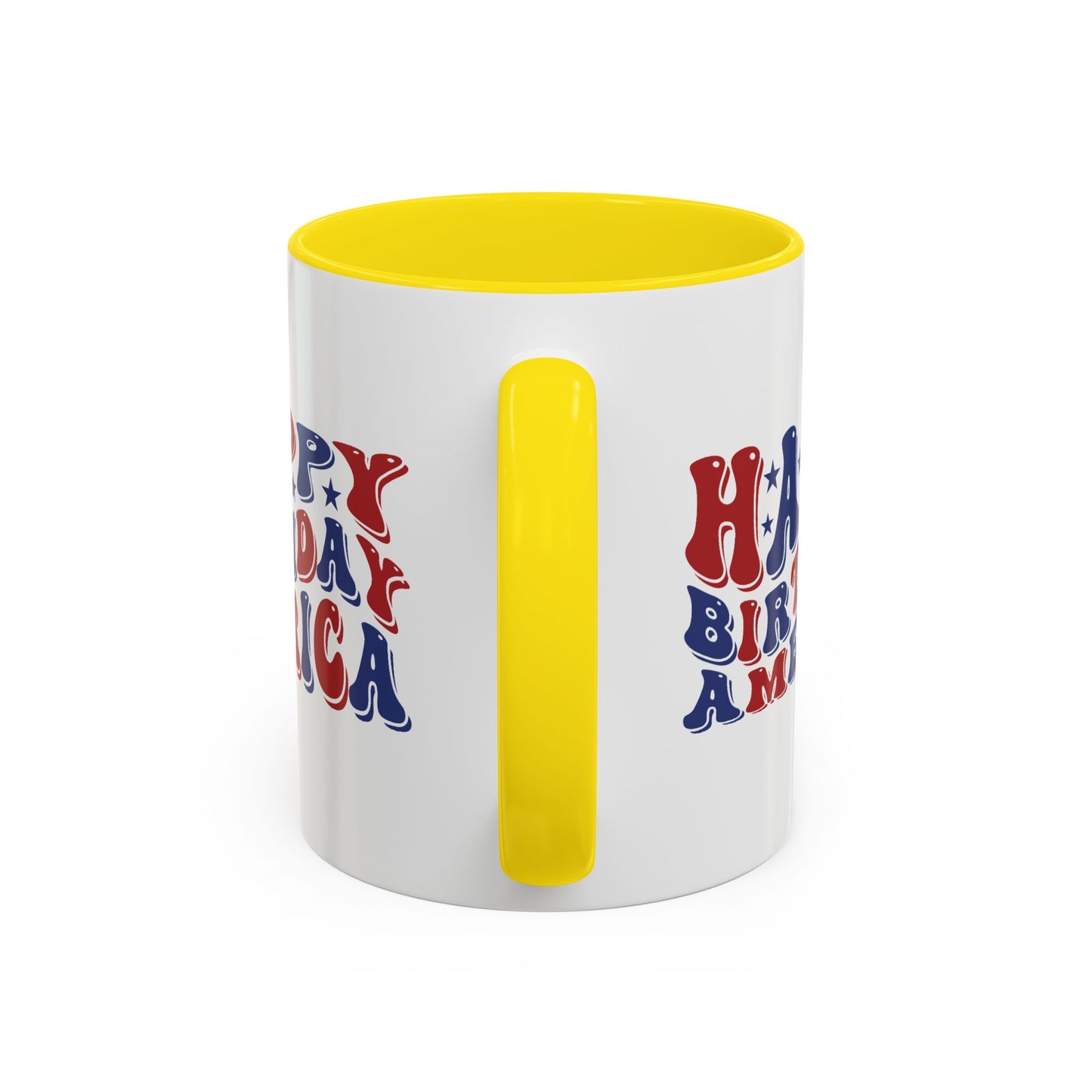 4th of July Mug - Happy Birthday America Retro