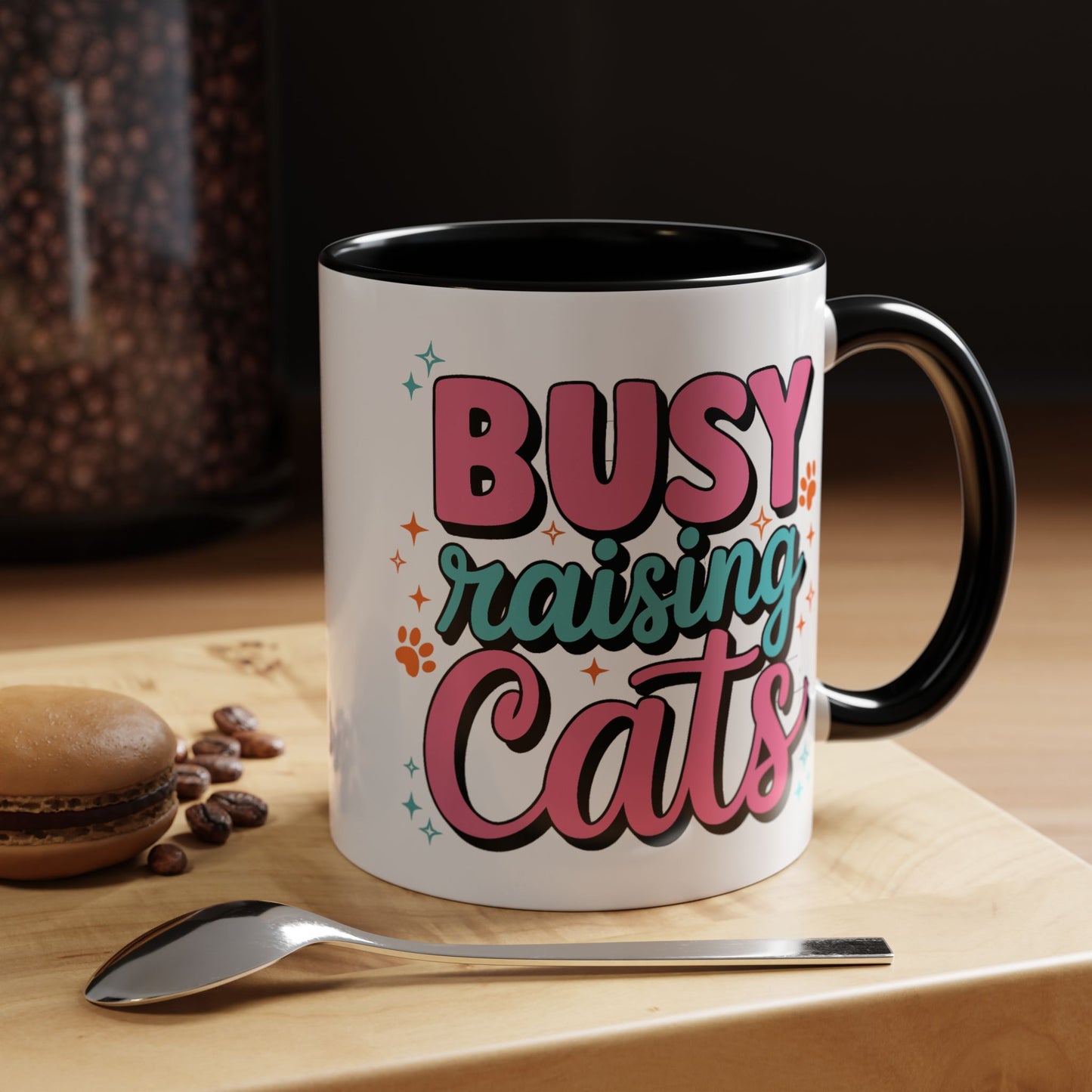 Animal Mug - Busy Raising Cats