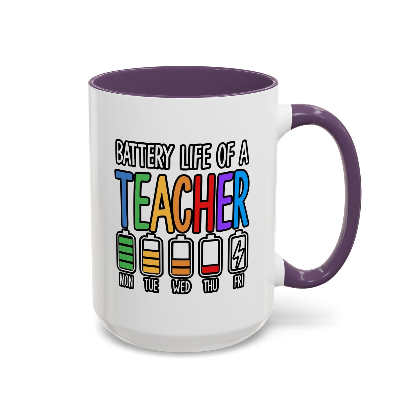 Office Mug - Battery Life of a Teacher