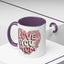 Mother's Day Mug - Love You Mom Retro Heart