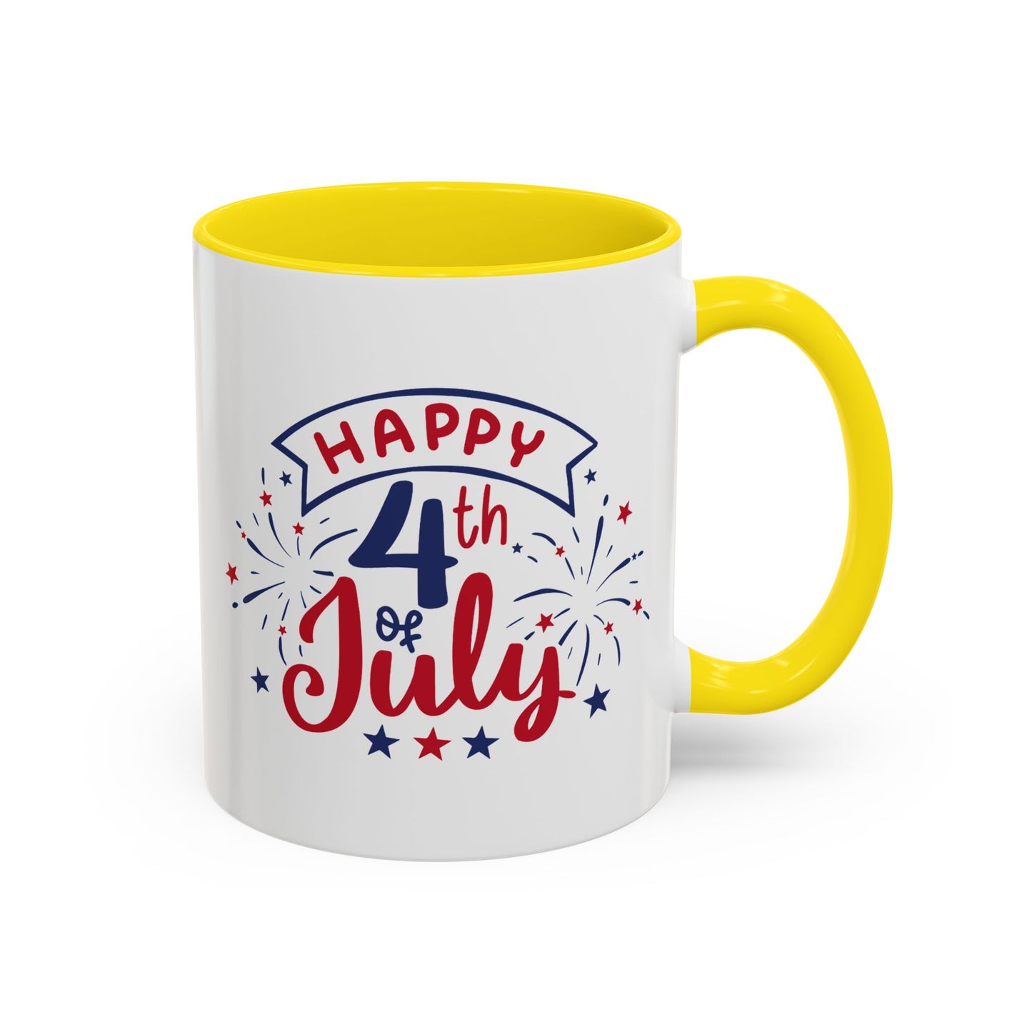 4th of July Mug - Happy 4th of July Fireworks