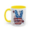 4th of July Mug - America Peace Sign