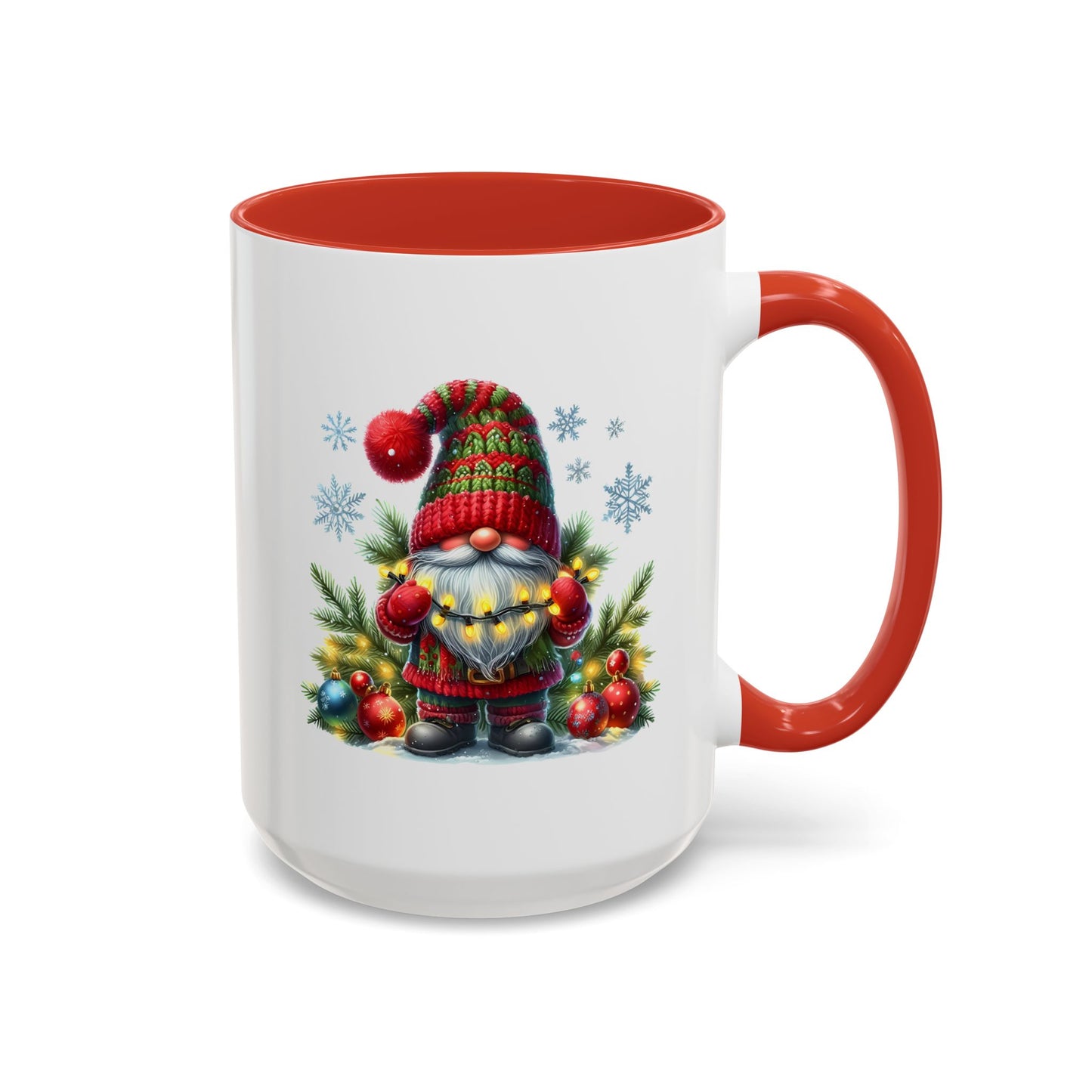 Christmas Mug - Gnome with Christmas Lights