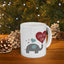 Anniversary Mug - Love You Tons Heart Elephant