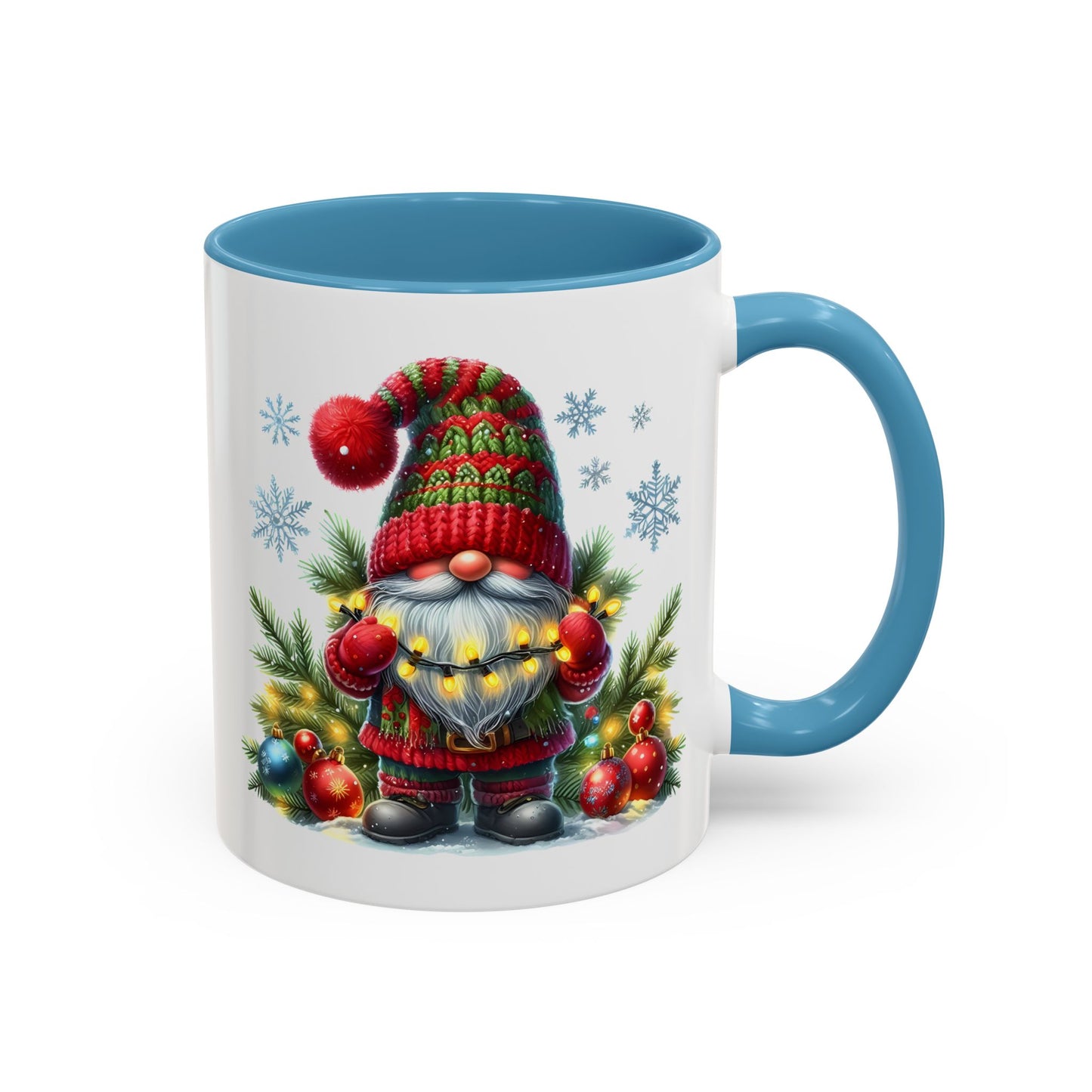 Christmas Mug - Gnome with Christmas Lights