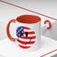4th of July Mug - America Smiley Face