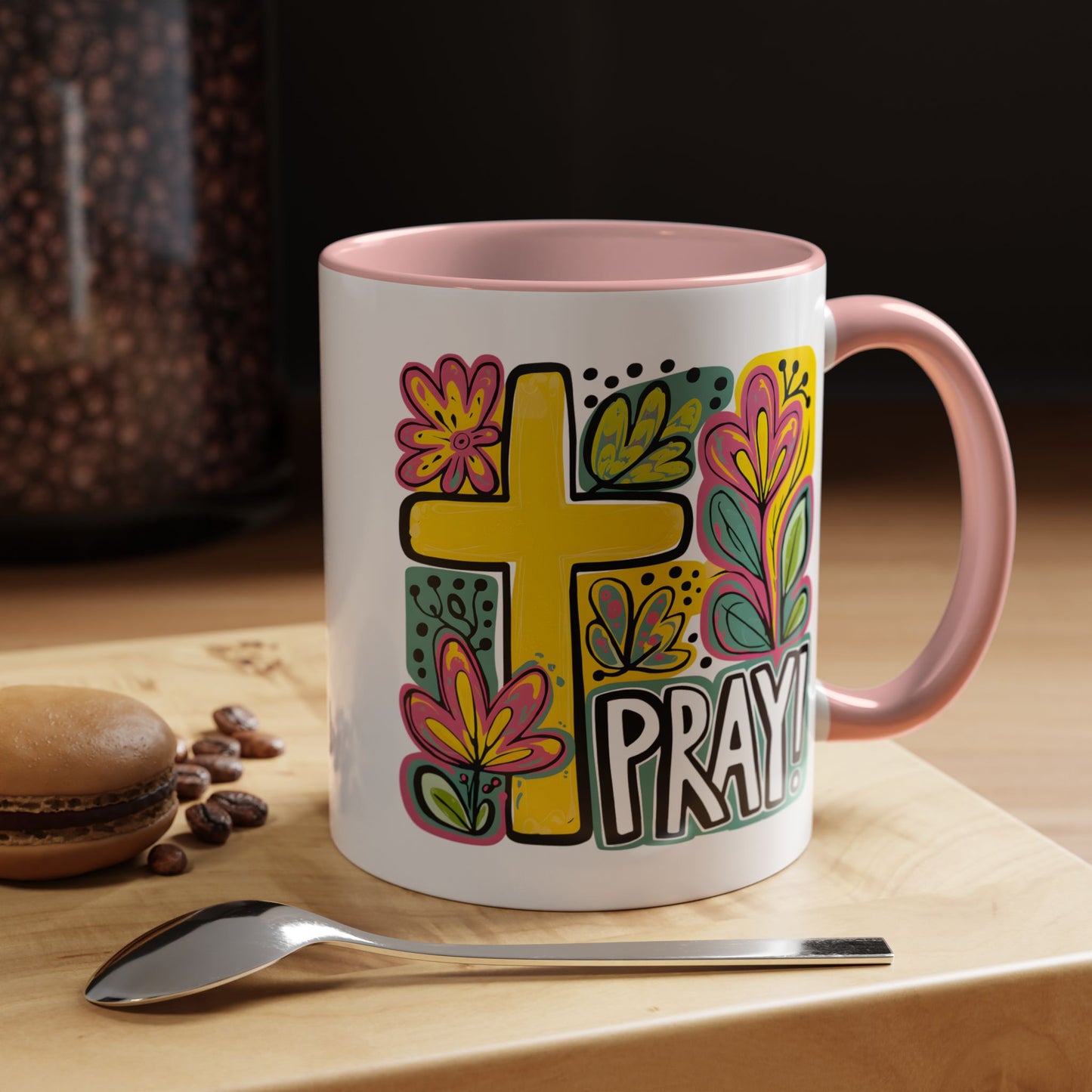 Religious Mug - Pray Cross