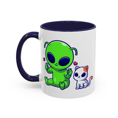 Alien Mug - Cute Alien Cat