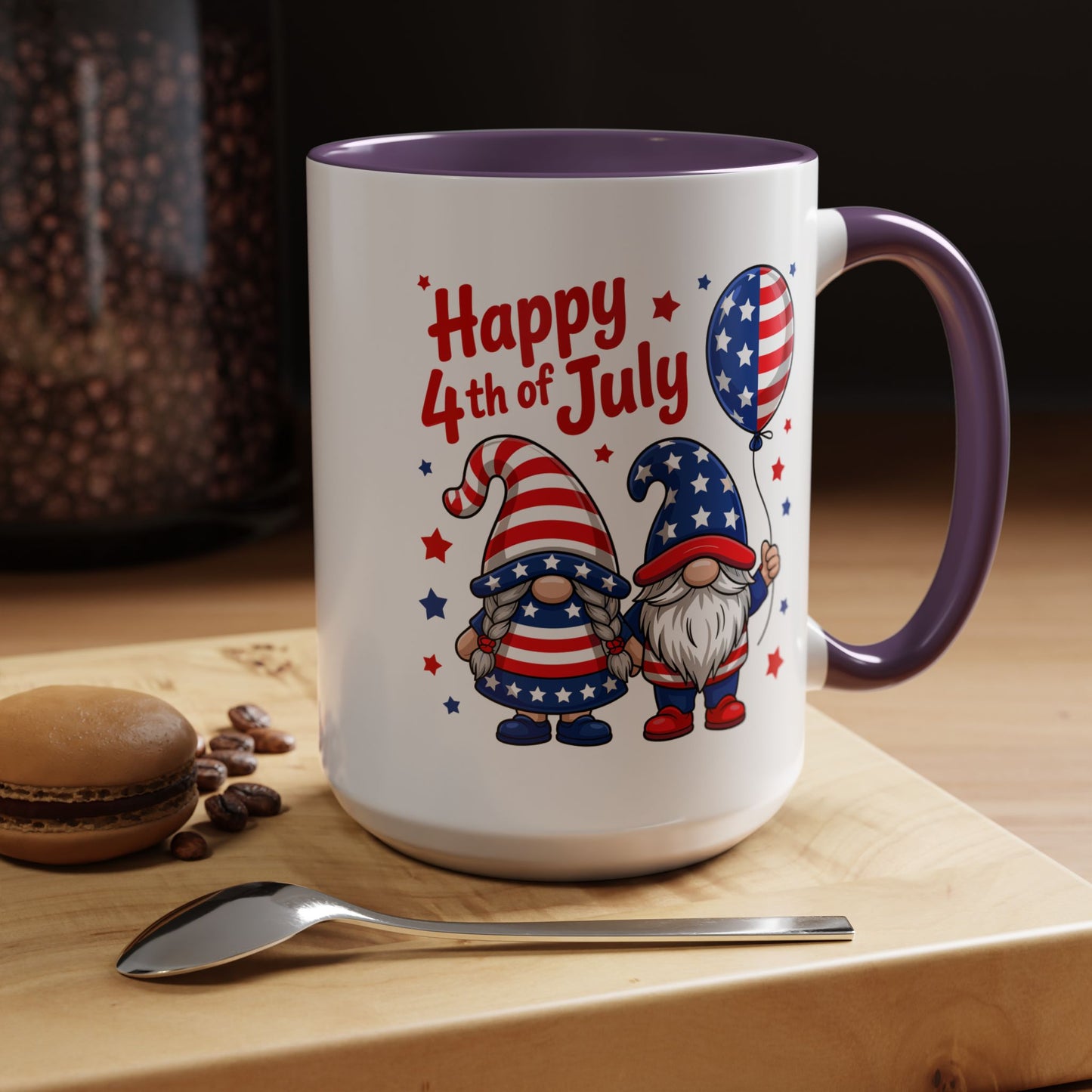 4th of July Mug - Happy 4th of July Gnomes