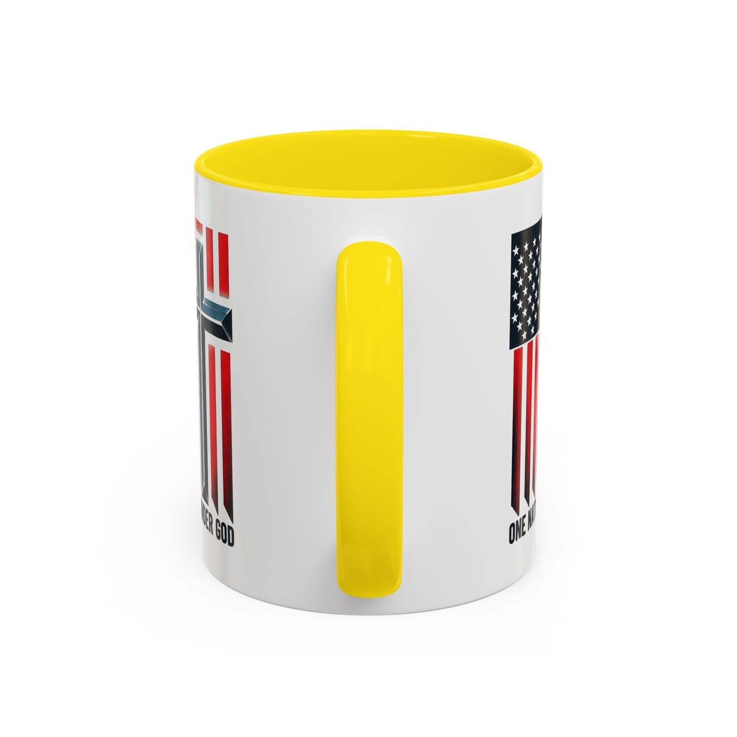 Religious Mug - One Nation Flag Cross