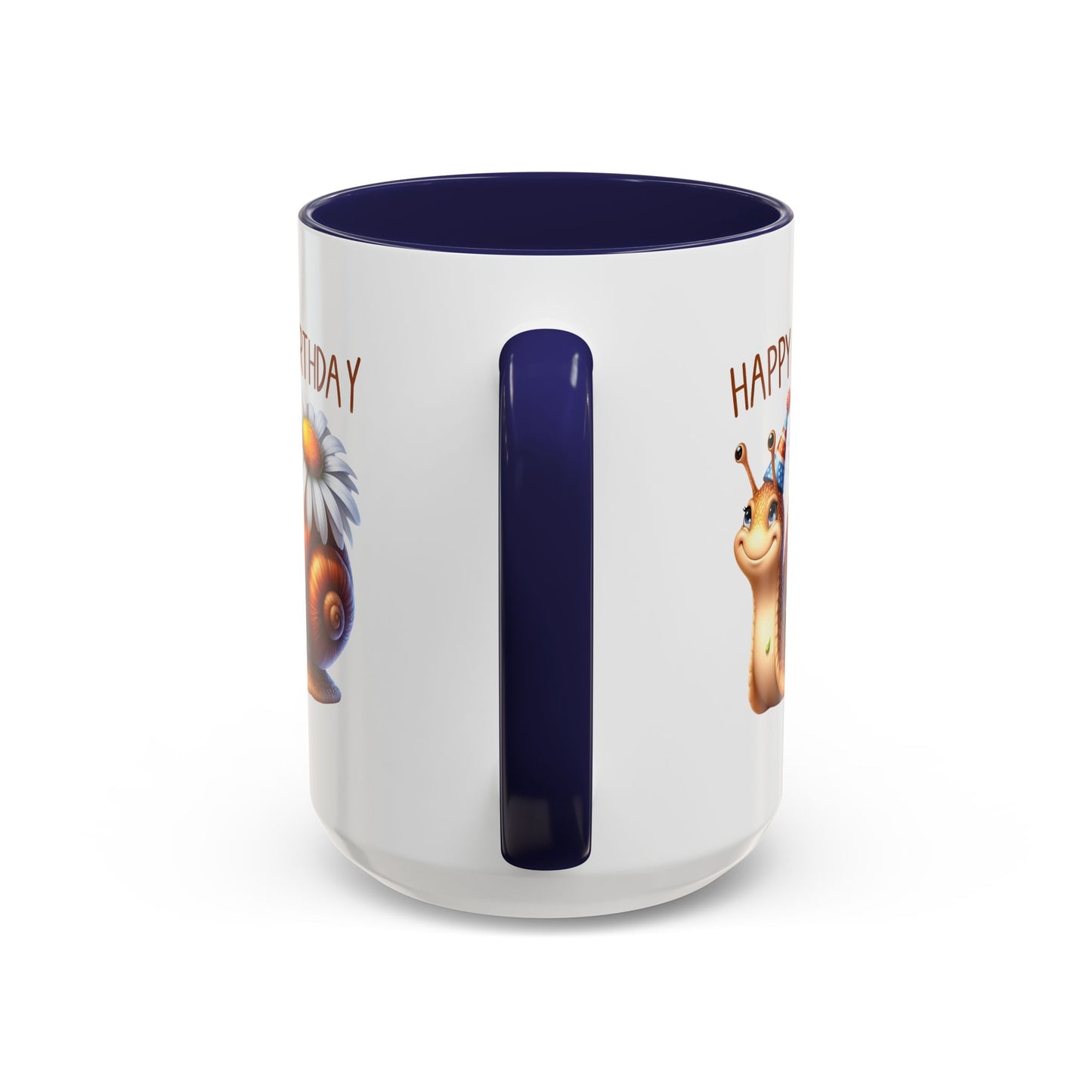 Birthday Mug - Snail Flower