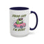 Humor Mug - Frog Off I'm Busy