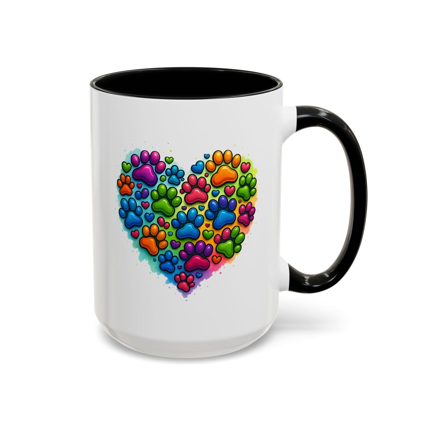 Animal Mug - Dog Paws Heart