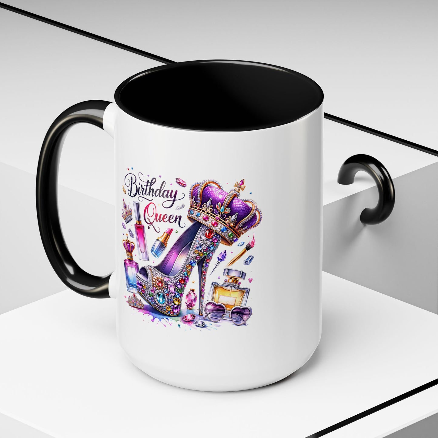 Birthday Mug - Birthday Queen Glitter