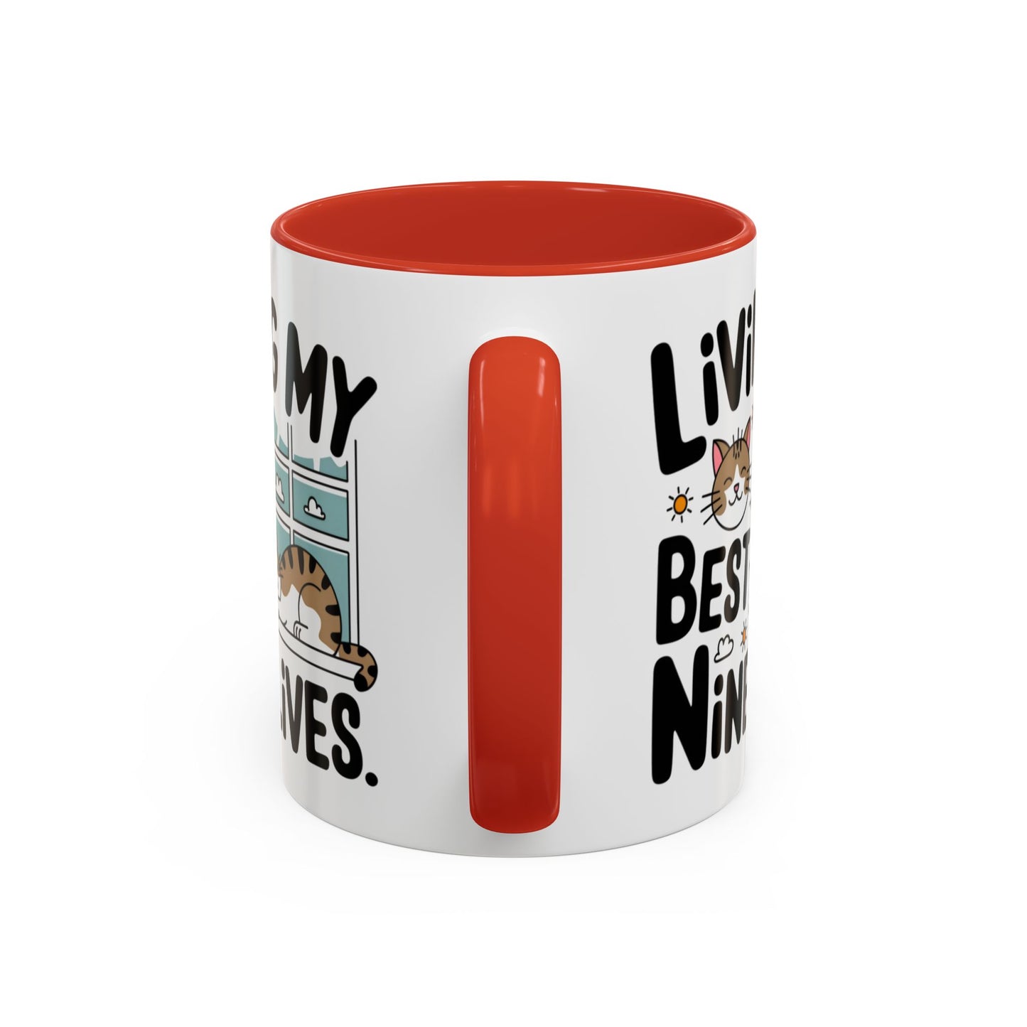 Animal Mug - Living My Best Nine Lives