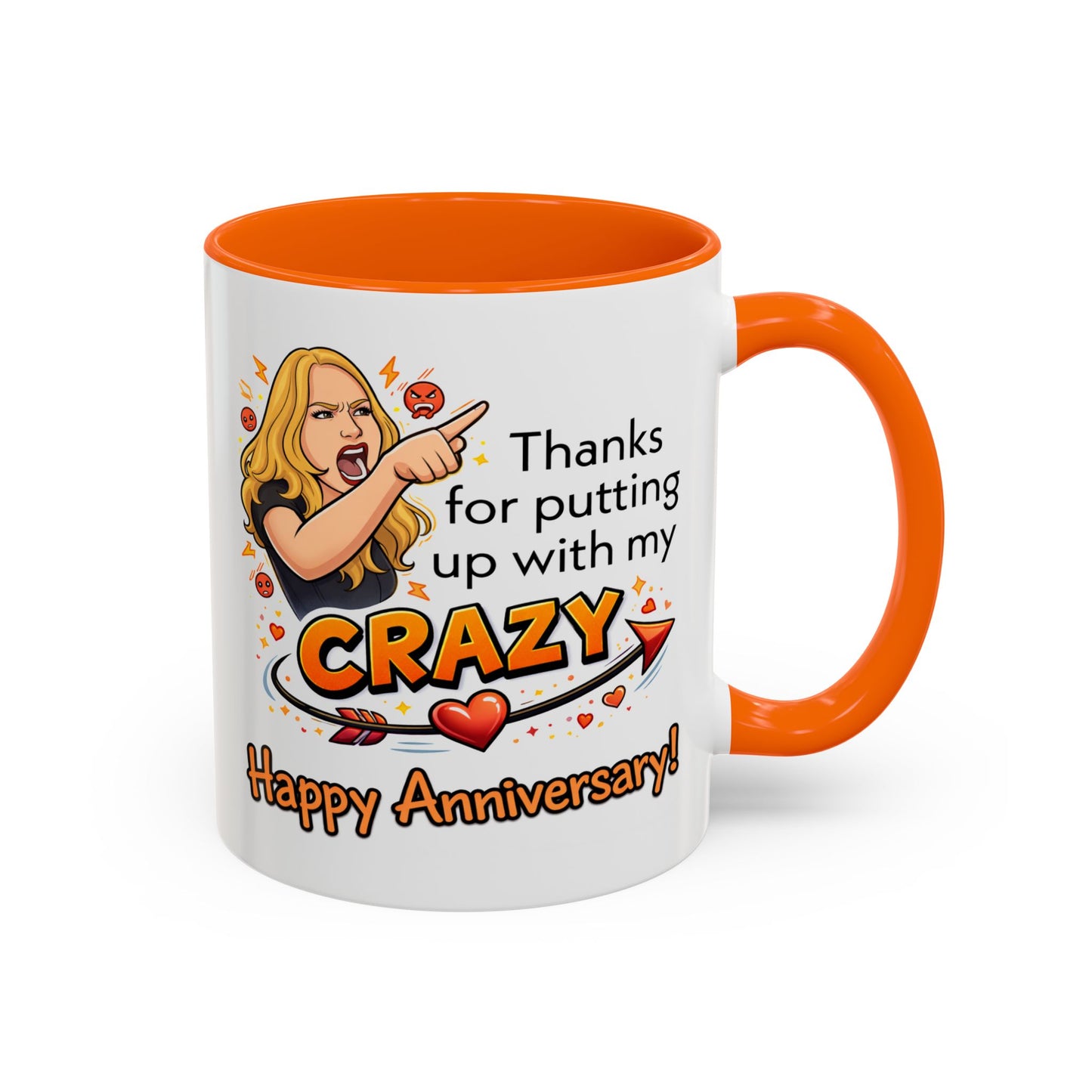 Anniversary Mug - Thanks For Putting Up