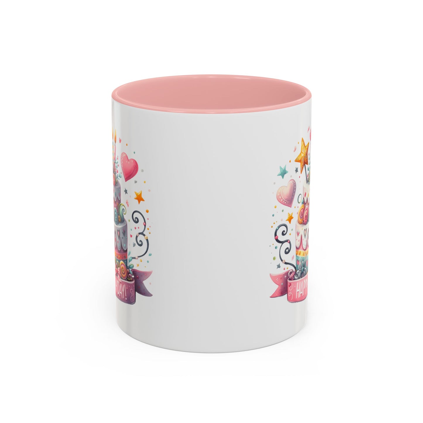 Birthday Mug - Happy Birthday Two Tiered Cake