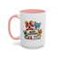 Christmas Mug - Merry Christmas Black Text Mouse Dog Cat Bird