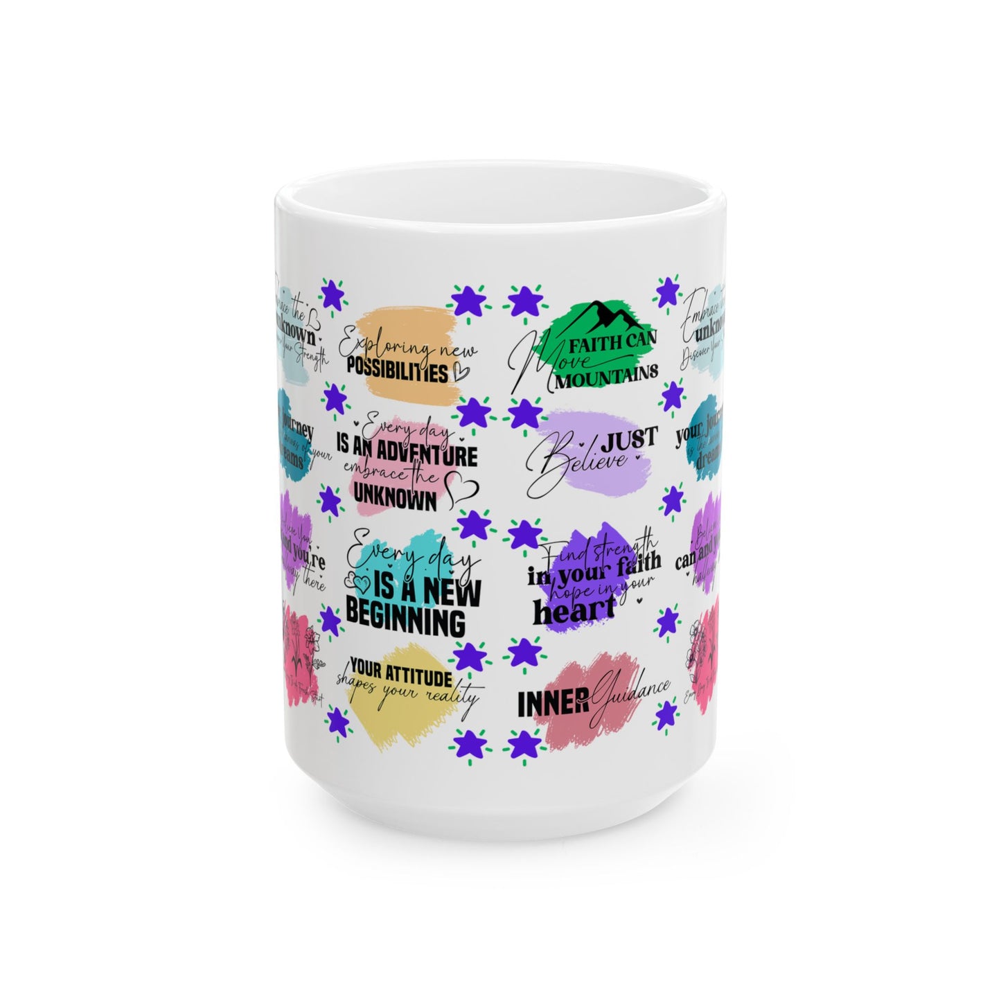 Motivation Mug - Faith Can Move Mountains