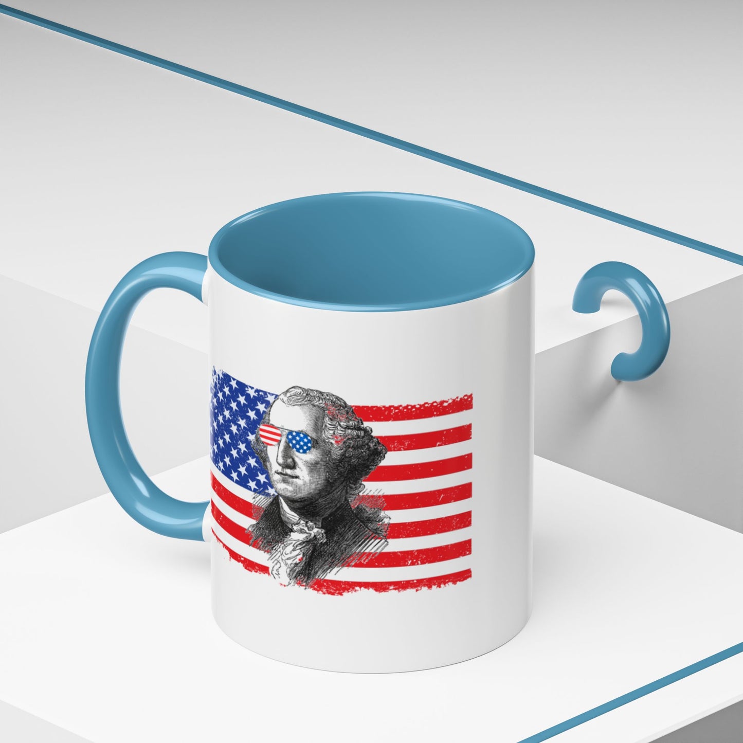 4th of July - Cool George Washington Flag