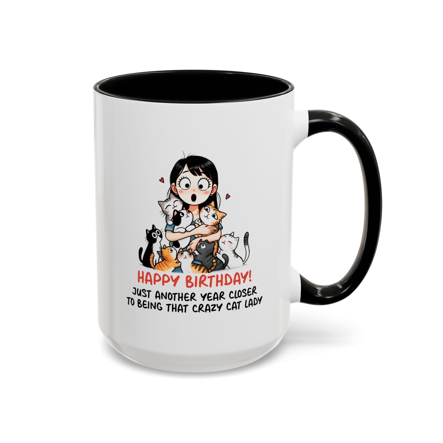 Birthday Mug - Crazy Cat Lady