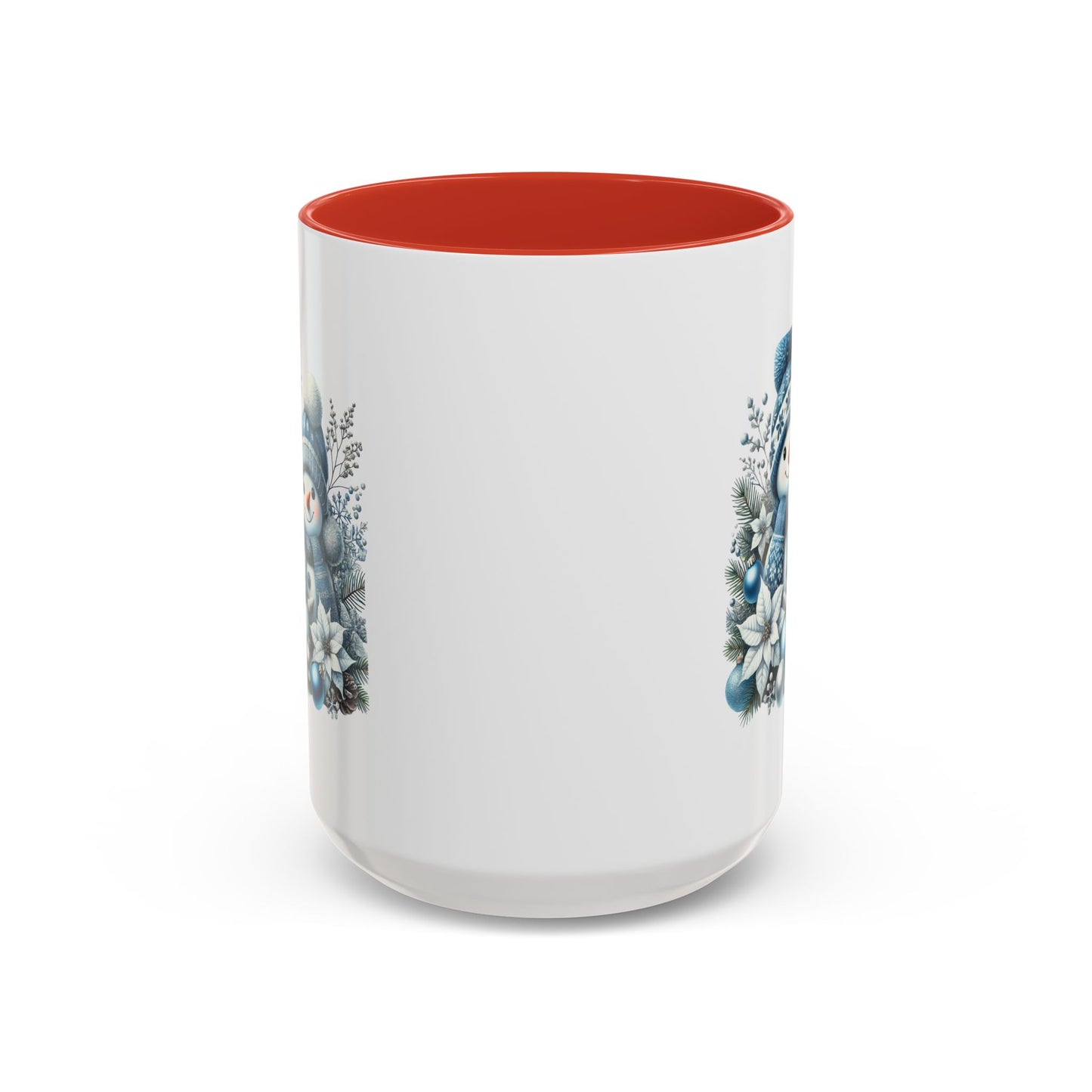 Christmas Mug - Blue Snowman Family