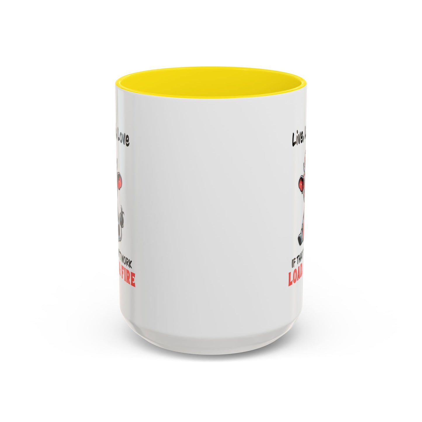 Humor Mug - Live Laugh Love Cow